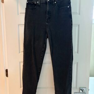 Madewell Black High Rise Women's Jeans